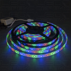 Светодиодная лента LS60 3528 IP55 RGB-01