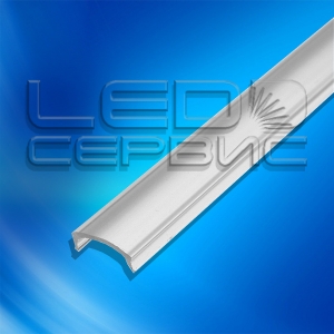 Рассеиватель прозрачный для Led профиля