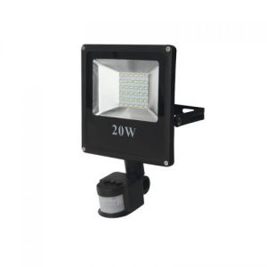 Прожектор матричный светодиодный LS-SMD 20W Slim с датчиком движения