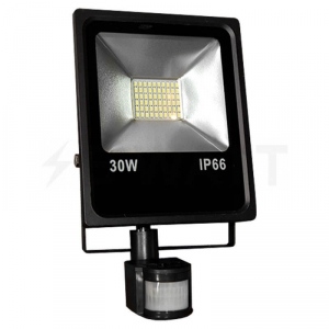 Прожектор матричный светодиодный LS-SMD 30W Slim с датчиком движения